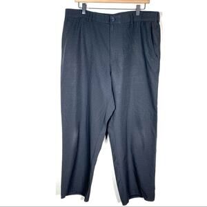 Izod dark gray flat front straight leg casual golf pants men's 38/34 38x34